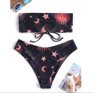 Black Bandeau Swimsuit Bikini